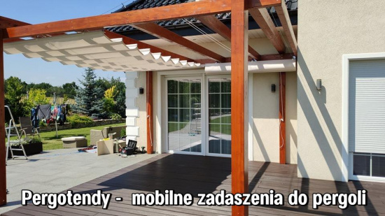 Pergotendy - roleta pozioma do pergoli ,rolety rzymskie poziome